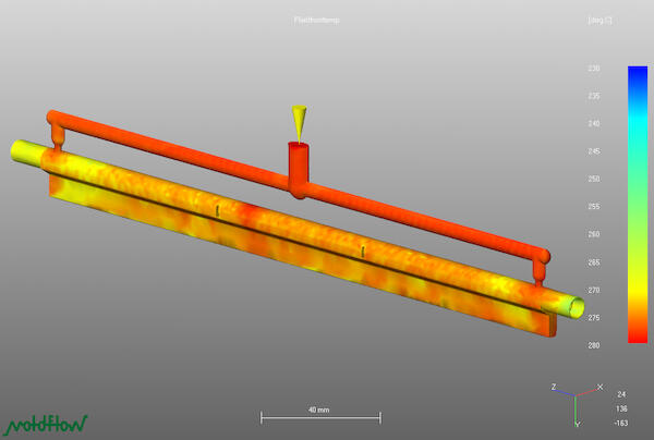 Plastic filling simulation has contributed significantly to improving injection molding results.